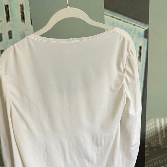 Wolford Cream Long Sleeve Off-White Top, Women’s Size Medium - Picture 2 of 6